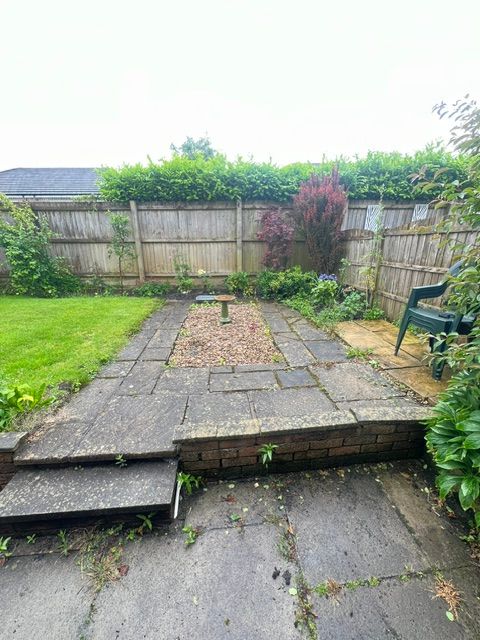 Original raised patio Original raised patio