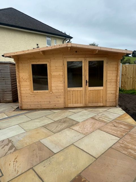 Log cabin for extra relaxing space Log cabin for extra relaxing space