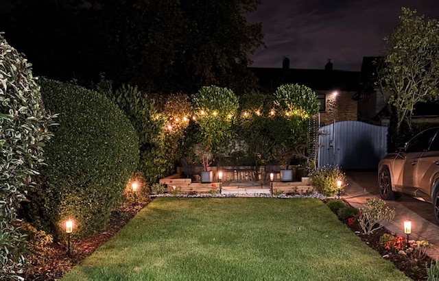 Shown looking cosy at night Shown looking cosy at night