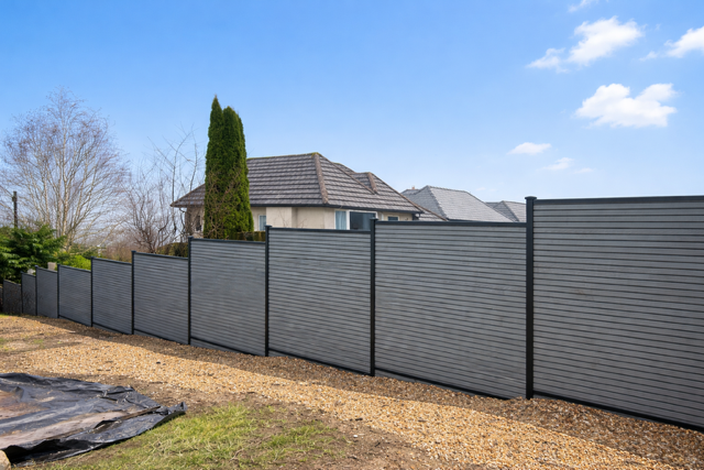 Urban style composite fencing